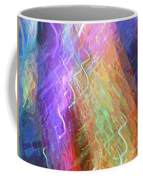 Celeritas Coffee Mug featuring the mixed media Celeritas 43 by Leigh Eldred