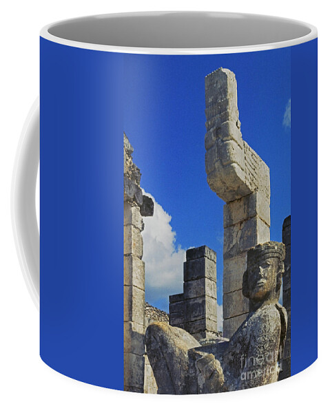 Mexico_10-6 Coffee Mug featuring the photograph Chacmool Chichen Itza by Craig Lovell