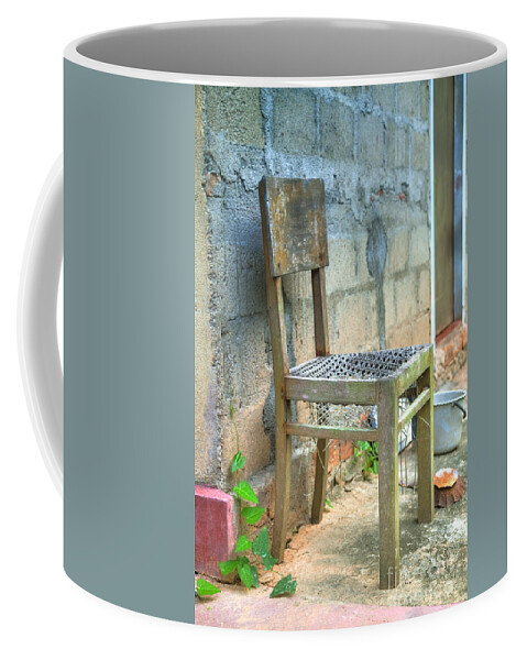 Chair Coffee Mug featuring the photograph Chair As Artwork by Gina Koch