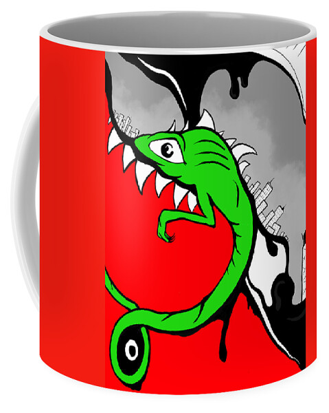 Lizard Coffee Mug featuring the digital art Change by Craig Tilley