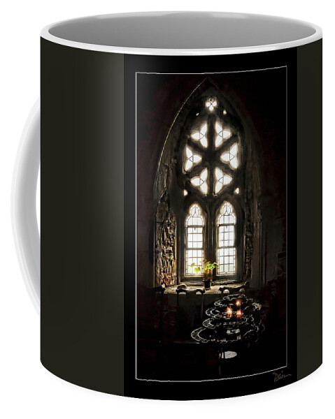 Chapel Coffee Mug featuring the photograph Chapel Window by Peggy Dietz