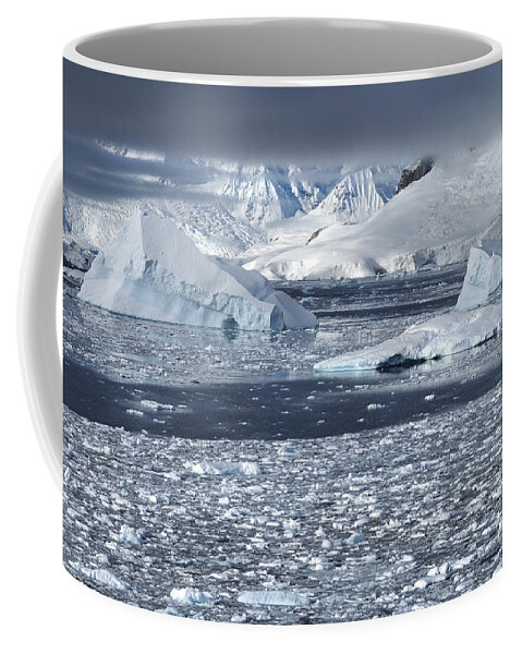 Antarctica Coffee Mug featuring the photograph Charlotte Bay by David Lichtneker