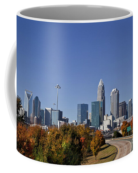 Skyline Coffee Mug featuring the photograph Charlotte North Carolina by Jill Lang
