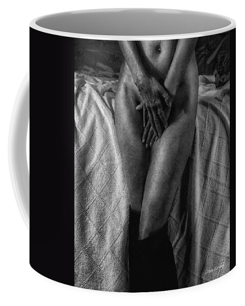 Woman Coffee Mug featuring the photograph Chastity Belt by Donna Blackhall