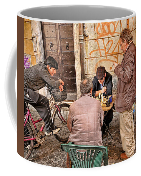  Coffee Mug featuring the photograph Chess Game by Bill Howard