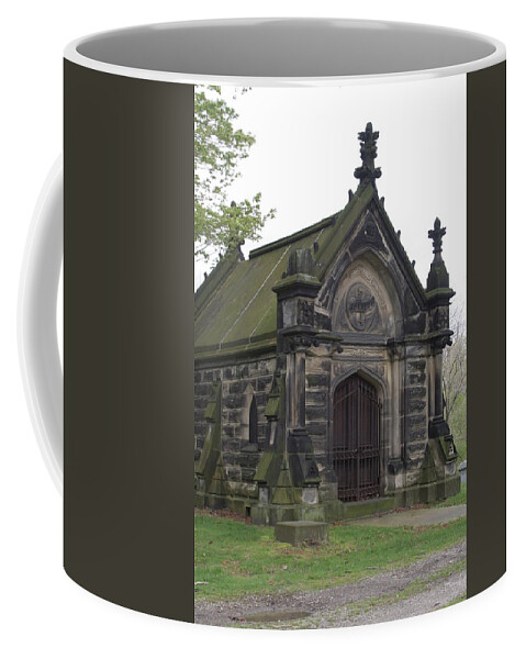 Charles Coffee Mug featuring the photograph Chestnut Grove Cemetery Colllins Mausoleum by Valerie Collins