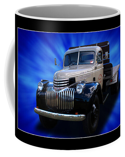 Chevy Coffee Mug featuring the photograph Chevrolet Maple Leaf Truck by Keith Hawley