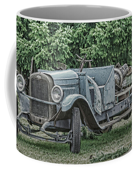 Antique Coffee Mug featuring the photograph Chevy Truck by Ron Roberts by Ron Roberts