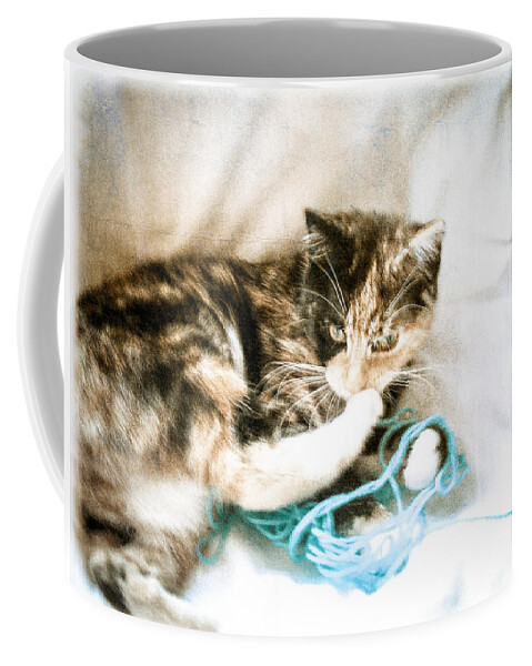 Cute Coffee Mug featuring the photograph Chica by Spikey Mouse Photography