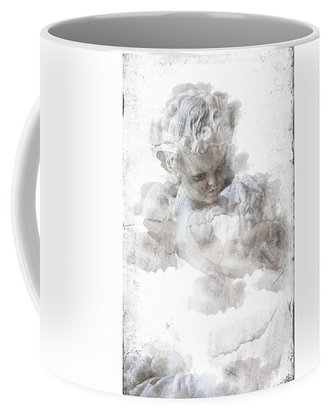 Cherub Coffee Mug featuring the photograph Child Cherub by Evie Carrier