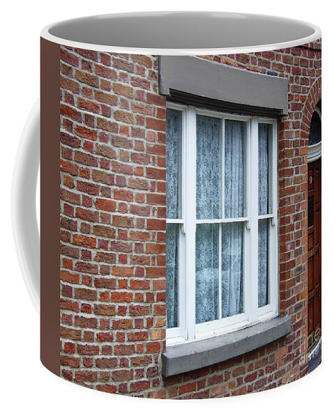 Beatles Coffee Mug featuring the photograph Childhood home of Ringo Starr Madryn St Liverpool UK by Steve Kearns