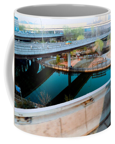 China Coffee Mug featuring the photograph China Highways by Cathy Anderson