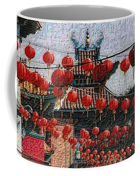 Chinatown Coffee Mug featuring the photograph Chinatown by Nadalyn Larsen