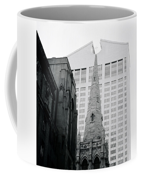 New York Coffee Mug featuring the photograph Chippendale Building by Shaun Higson