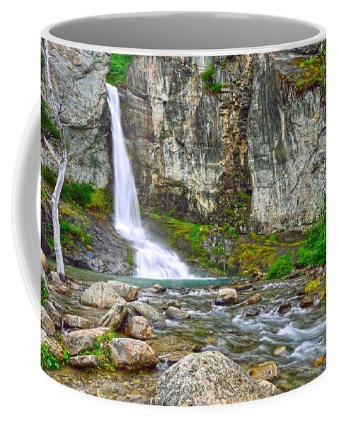 Waterfall Coffee Mug featuring the photograph Chorrillo del Salto by Tony Beck
