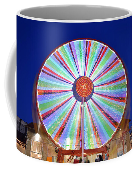Christmas Coffee Mug featuring the photograph Christmas Ferris Wheel by George Atsametakis