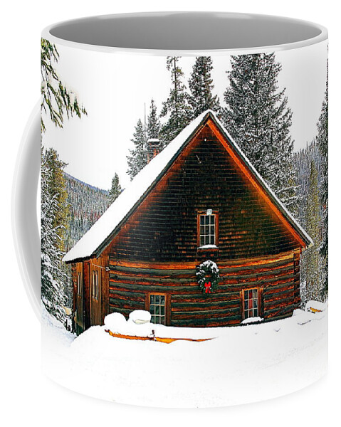 Landscape Coffee Mug featuring the photograph Christmas in the Rockies by Steven Reed