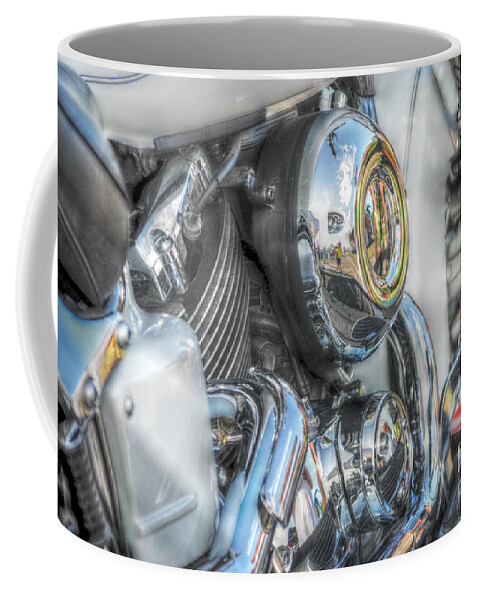 Background Coffee Mug featuring the photograph Chrome to Home by Peggy Franz