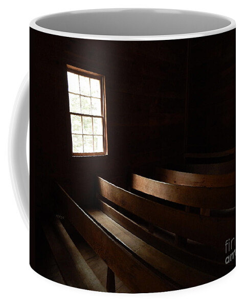 Photography Coffee Mug featuring the photograph Church Pews by Phil Perkins