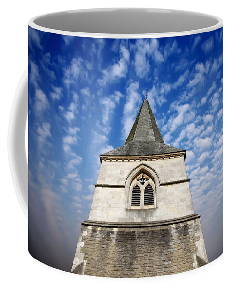 Architecture Coffee Mug featuring the photograph Church spire by Steve Ball