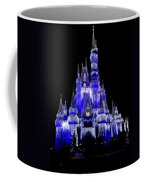 Disney Coffee Mug featuring the photograph Cinderella's Castle by Laurie Perry