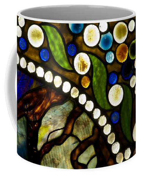 Abstract Coffee Mug featuring the photograph Circles of Glass by Christi Kraft