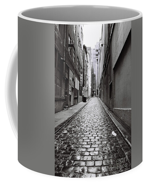 City Coffee Mug featuring the photograph City Lane Melbourne by Linda Lees
