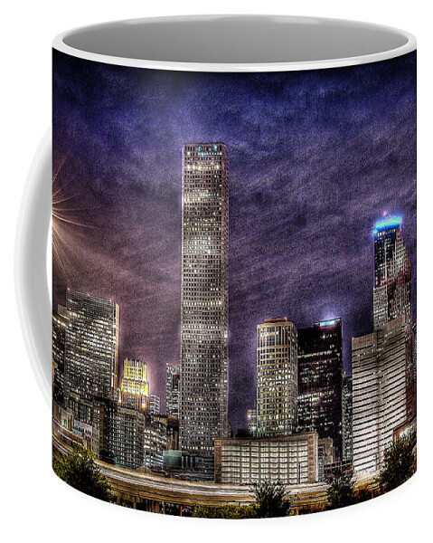 Houston Coffee Mug featuring the photograph CIty of Houston Skyline by David Morefield