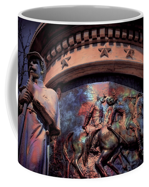 Confederate Coffee Mug featuring the photograph Clarity of War II by Lesa Fine