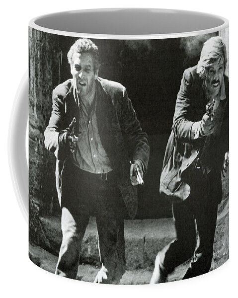 Butch Cassidy And The Sundance Kid Coffee Mug featuring the digital art Classic Photo of Butch Cassidy and the Sundance Kid by Georgia Fowler