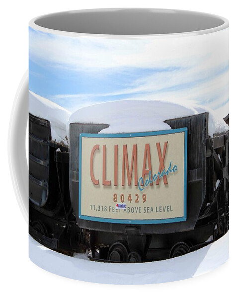 High Coffee Mug featuring the photograph Climax Colorado by Fiona Kennard