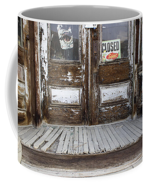 Doors Coffee Mug featuring the photograph Closed by Cathy Anderson