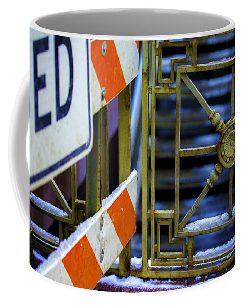  Coffee Mug featuring the photograph Closed Walkway by Raymond Kunst