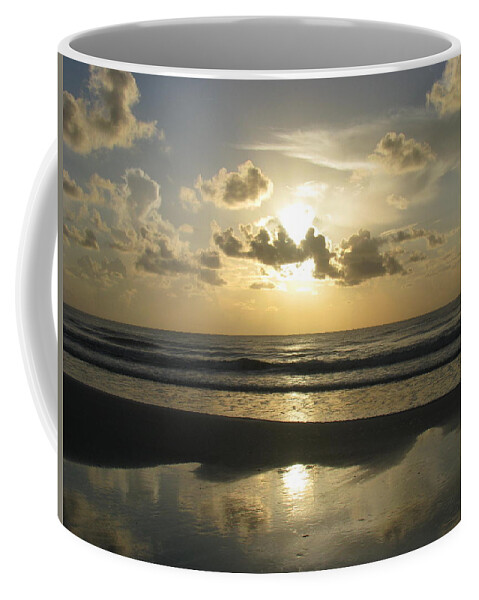 Landscape Coffee Mug featuring the photograph Clouds Across the Sun by Ellen Meakin