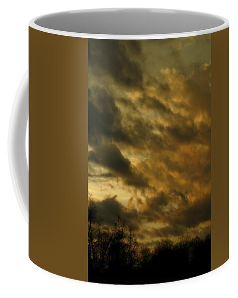 Clouds After Sunset Coffee Mug featuring the photograph Clouds After Sunset by Daniel Reed