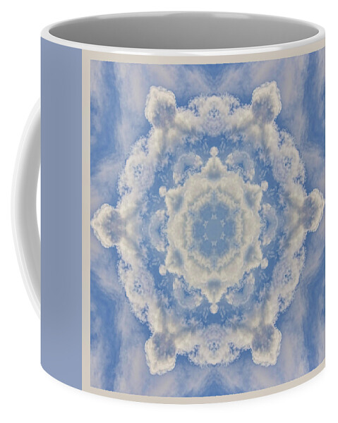 Clouds Coffee Mug featuring the photograph Clouds Mandala by Beth Sawickie