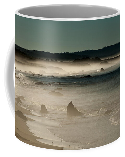 Big Sur Coffee Mug featuring the photograph Coastal Fog by George Buxbaum
