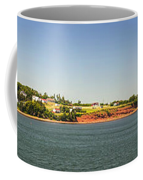 Pei Coffee Mug featuring the photograph Coastal view of Prince Edward Island Canada by Elena Elisseeva