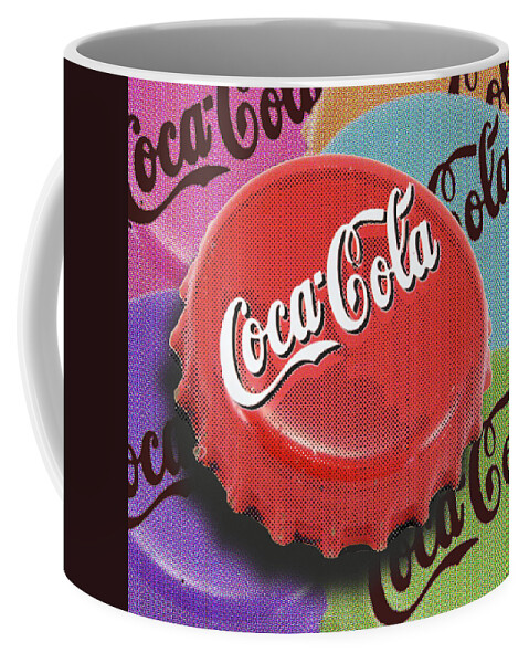 Coca-cola Coffee Mug featuring the painting Coca-Cola Cap by Tony Rubino
