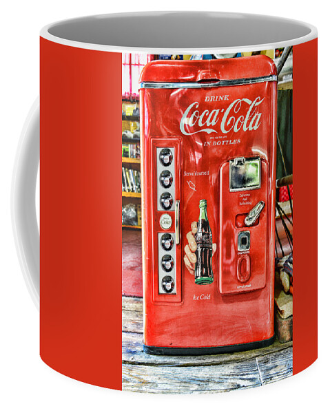 Coke Coffee Mug featuring the photograph Coca-Cola retro style by Paul Ward
