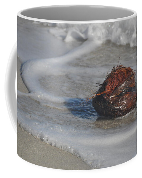 Coconut Coffee Mug featuring the photograph Coconut Bath by Cornelia DeDona