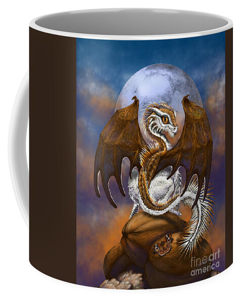 Dragon Coffee Mug featuring the digital art Coconut Dragon by Stanley Morrison