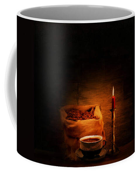 Coffee Coffee Mug featuring the digital art Coffee Date by Lourry Legarde