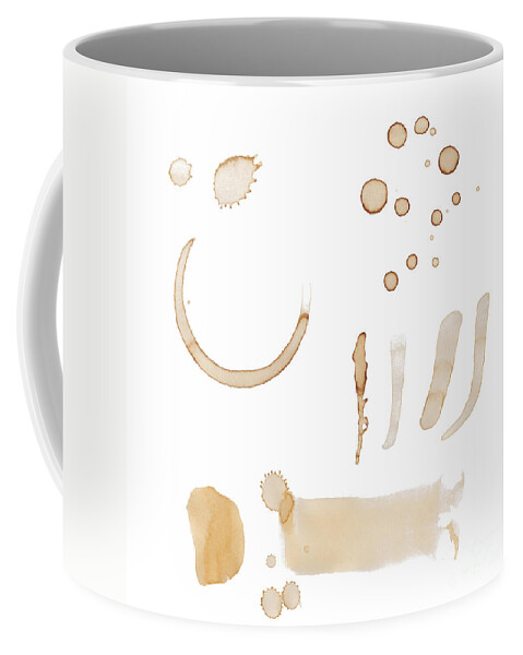 Beverage Coffee Mug featuring the photograph Coffee Stains by THP Creative