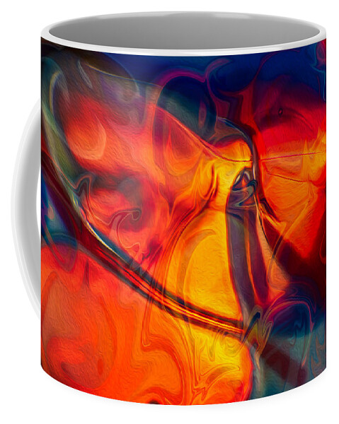 Color Conception Coffee Mug featuring the painting Color Conception by Omaste Witkowski