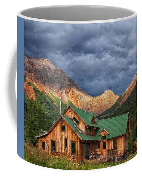 Colorado Coffee Mug featuring the photograph Colorado Mountain Home by Darren White