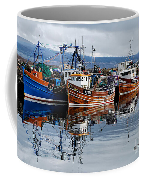 Scotland Coffee Mug featuring the photograph Colorful Reflections by Lois Bryan