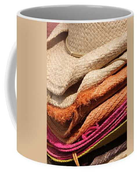 Hats Coffee Mug featuring the photograph Colorful Toppers by Kae Cheatham