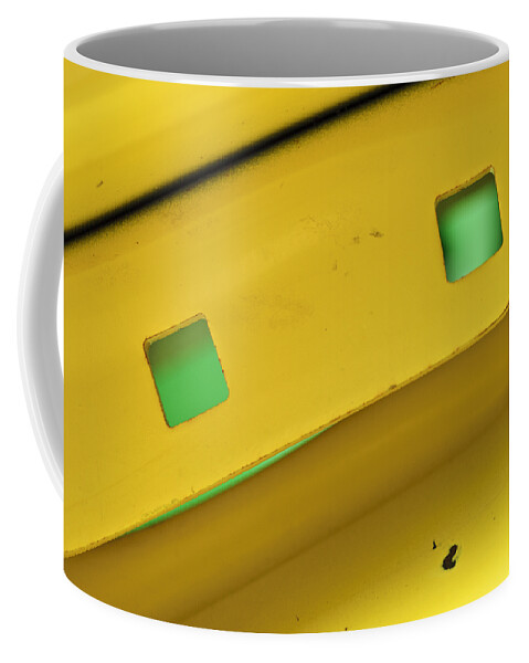 Abstract Coffee Mug featuring the photograph Colors on a Curve by Christi Kraft