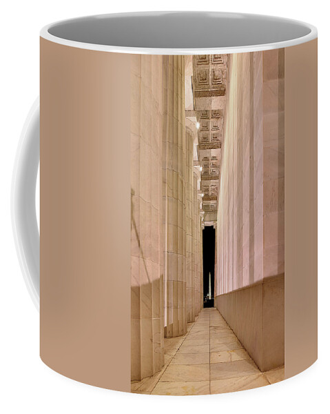 Metro Coffee Mug featuring the photograph Columns and Monuments by Metro DC Photography